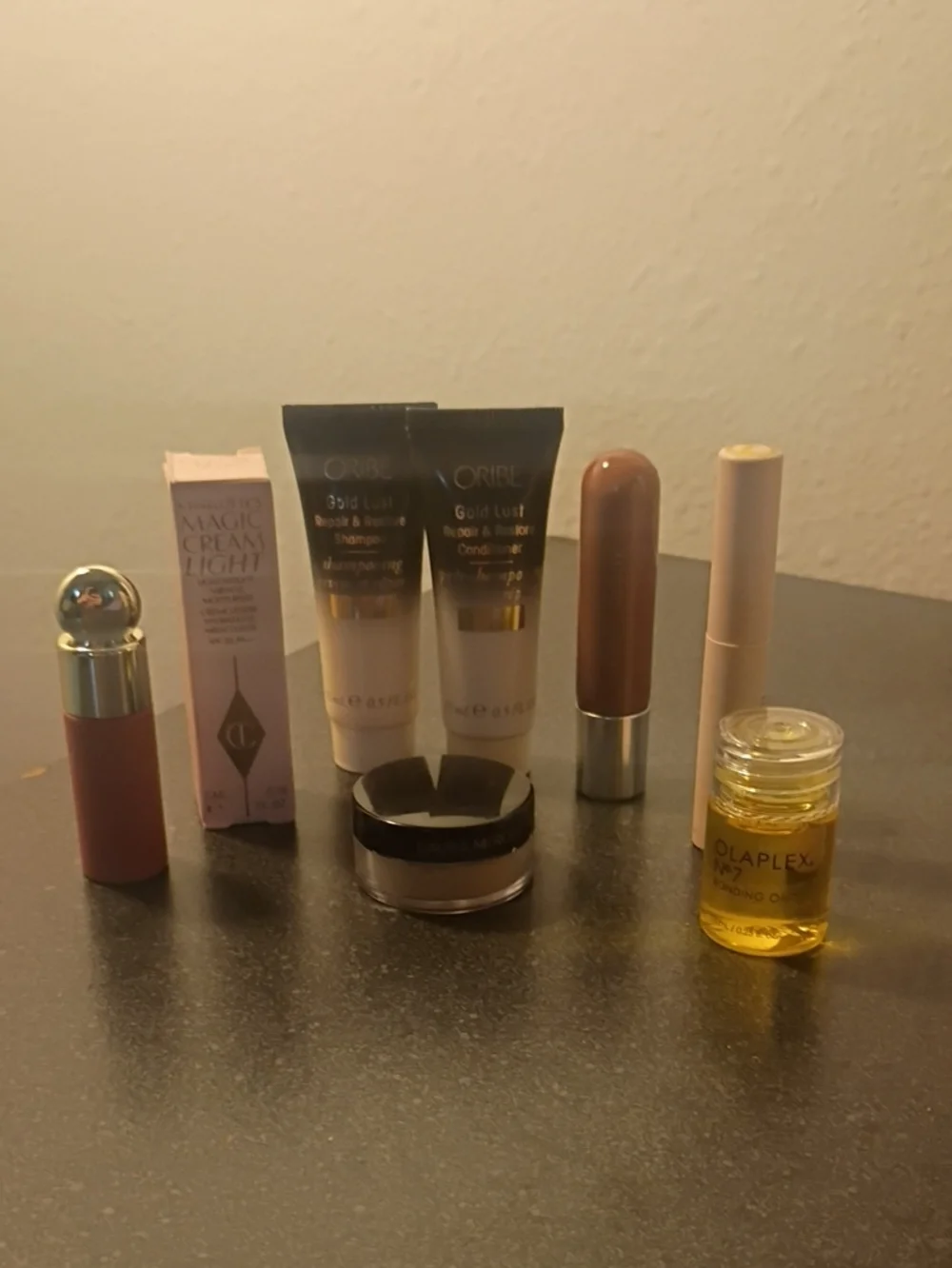 Luxury Mini Set. Oribe. Rare Beauty. Laura Mercier Olaplex